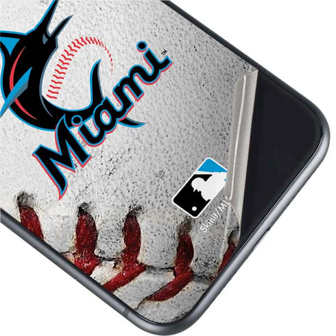 MLB Miami Marlins Game Ball iPhone 11 Skin