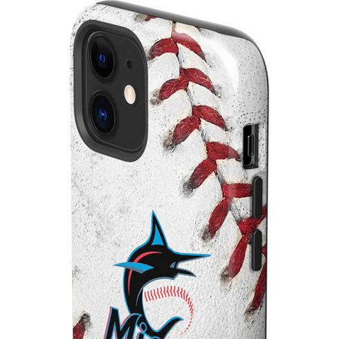 MLB Miami Marlins Game Ball iPhone 12 Impact Case