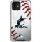 MLB Miami Marlins Game Ball iPhone 12 Mini Clear Case