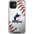 MLB Miami Marlins Game Ball iPhone 12 Mini Clear Case