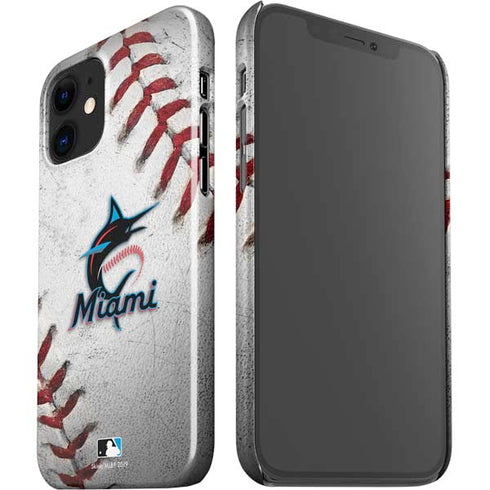 MLB Miami Marlins Game Ball iPhone 12 Mini Lite Case
