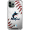 MLB Miami Marlins Game Ball iPhone 12 Pro Clear Case