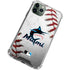 MLB Miami Marlins Game Ball iPhone 12 Pro Clear Case