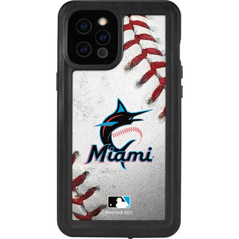 MLB Miami Marlins Game Ball iPhone 12 Pro Max Waterproof Case