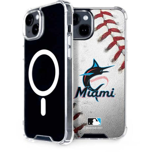 MLB Miami Marlins Game Ball iPhone 13 MagSafe Case