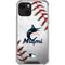 MLB Miami Marlins Game Ball iPhone 13 Mini Clear Case