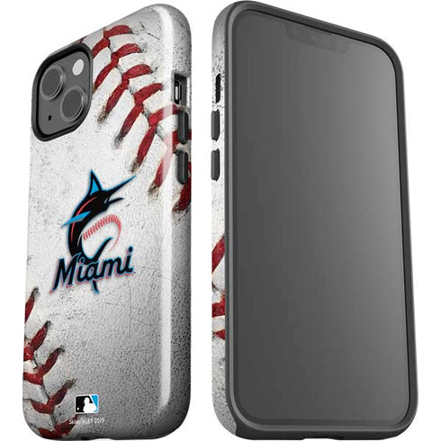 MLB Miami Marlins Game Ball iPhone 14 Plus Impact Case