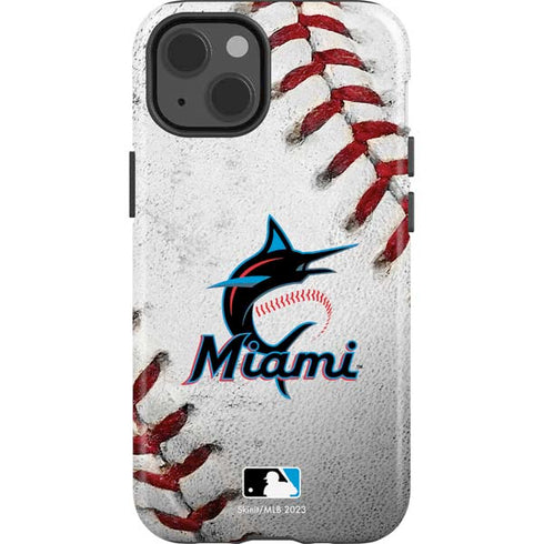 MLB Miami Marlins Game Ball iPhone 15 Impact Case