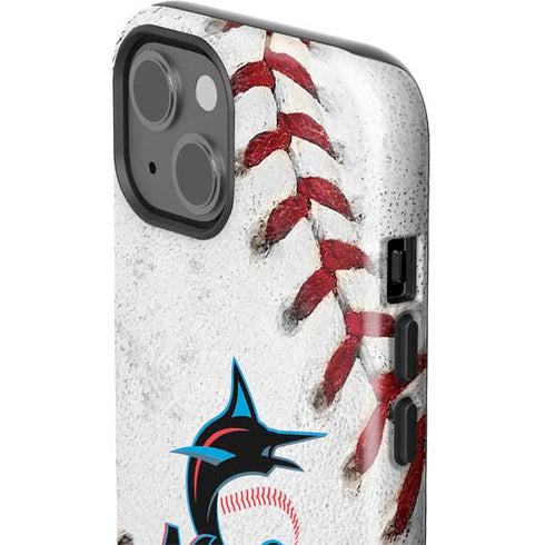 MLB Miami Marlins Game Ball iPhone 15 Impact Case