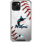 MLB Miami Marlins Game Ball iPhone 14 Plus Clear Case
