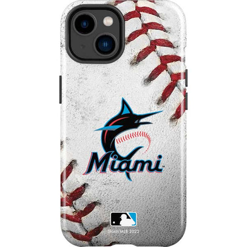 MLB Miami Marlins Game Ball iPhone 15 Plus Impact Case