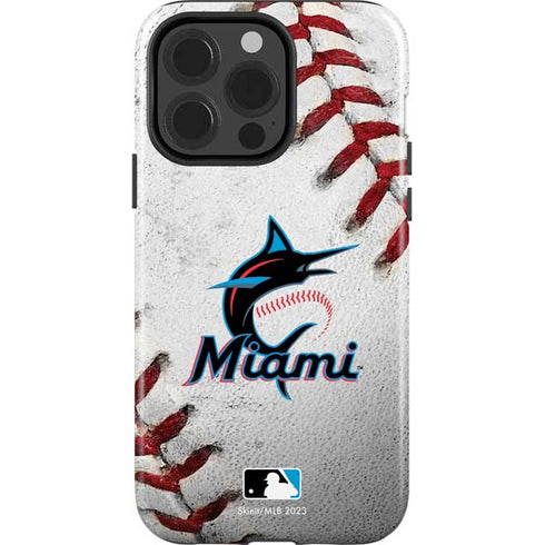 MLB Miami Marlins Game Ball iPhone 15 Pro Impact Case