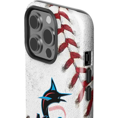MLB Miami Marlins Game Ball iPhone 15 Pro Impact Case