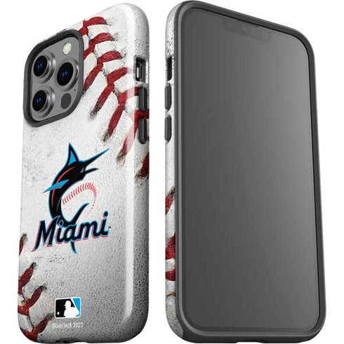 MLB Miami Marlins Game Ball iPhone 15 Pro Impact Case