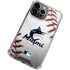 MLB Miami Marlins Game Ball iPhone 15 Pro Max Clear Case