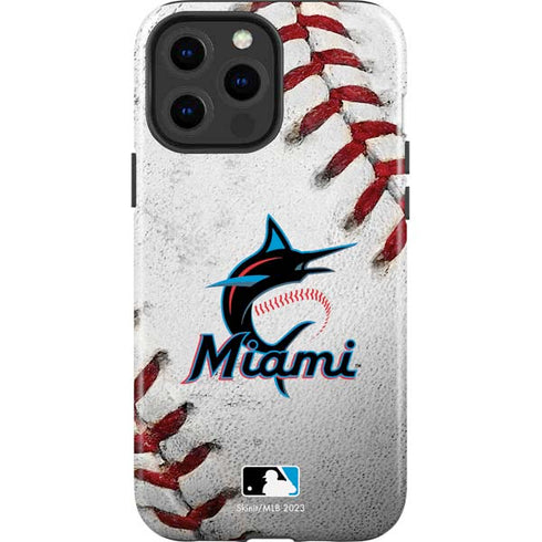 MLB Miami Marlins Game Ball iPhone 15 Pro Max Impact Case