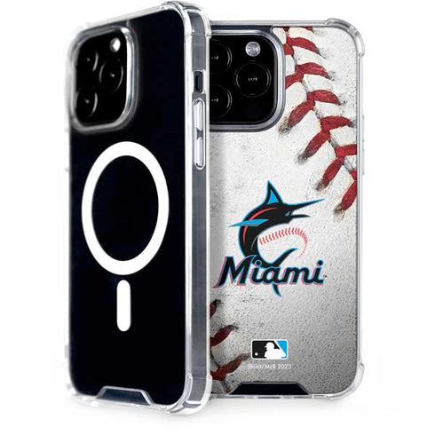 MLB Miami Marlins Game Ball iPhone 14 Pro Max MagSafe Case