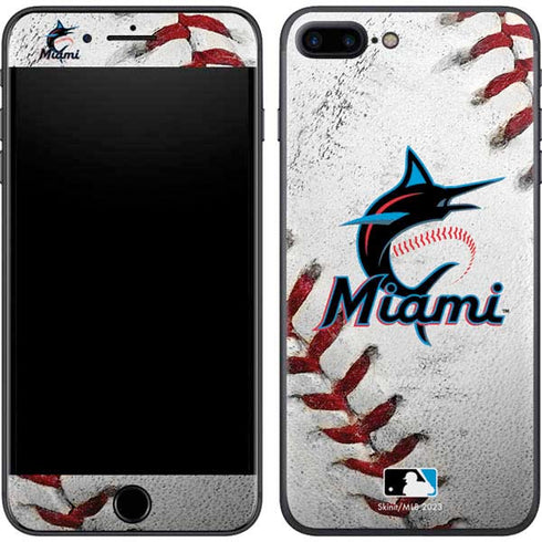 MLB Miami Marlins Game Ball iPhone 8 Plus Skin