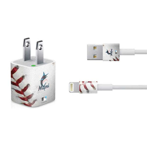 MLB Miami Marlins Game Ball iPhone Charger (5W USB) Skin