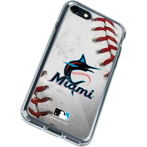 MLB Miami Marlins Game Ball iPhone SE (2nd & 3rd Gen) Clear Case