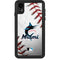 MLB Miami Marlins Game Ball iPhone XR Waterproof Case