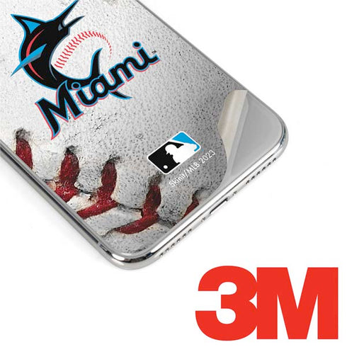 MLB Miami Marlins Game Ball iPhone XS Max Skin