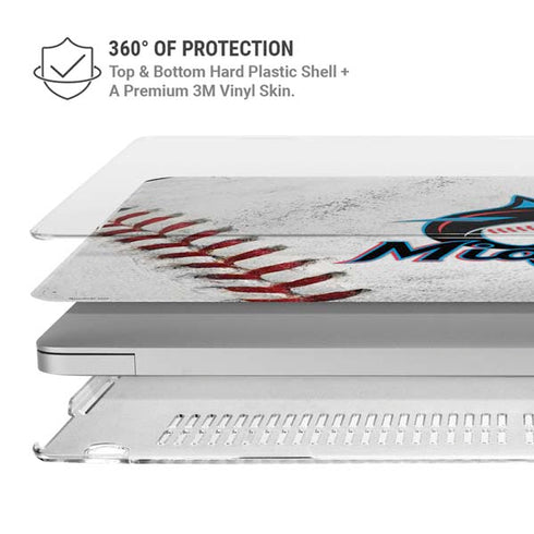 MLB Miami Marlins Game Ball MacBook Air 13in M1 (2021) Case plus Skin