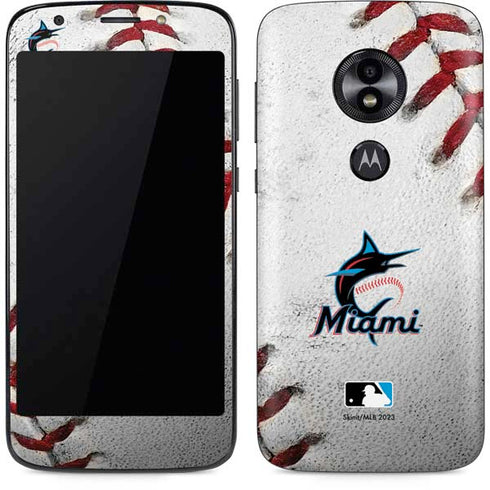 MLB Miami Marlins Game Ball Moto E5 Play Skin