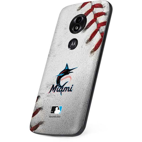 MLB Miami Marlins Game Ball Moto E5 Play Skin