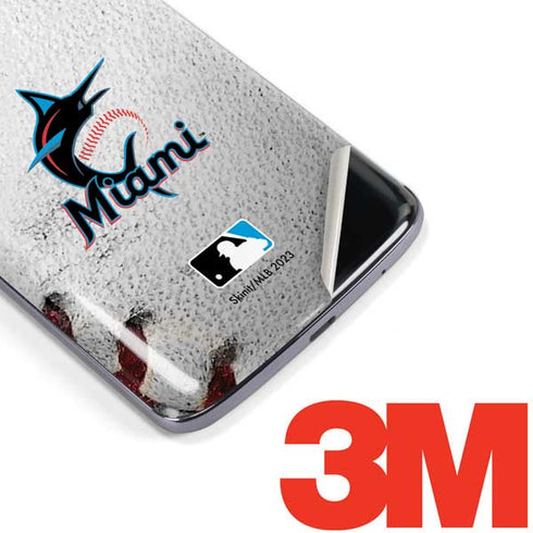 MLB Miami Marlins Game Ball Moto E5 Plus Skin