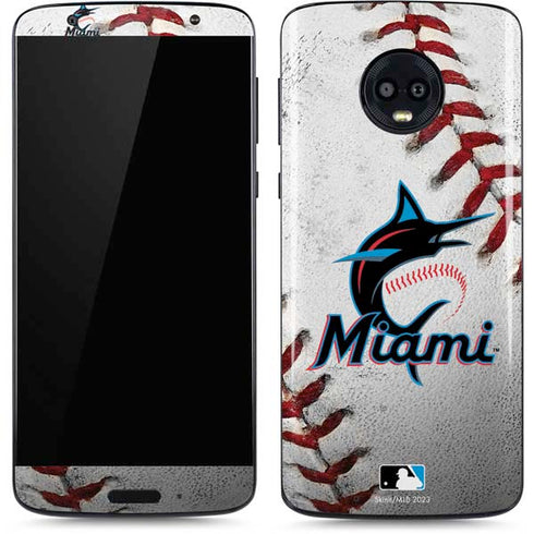 MLB Miami Marlins Game Ball Moto G6 Skin