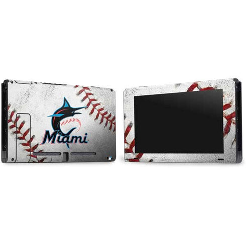 MLB Miami Marlins Game Ball Nintendo Switch Bundle Skin