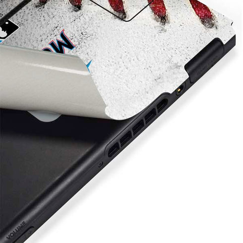 MLB Miami Marlins Game Ball Nintendo Switch Bundle Skin