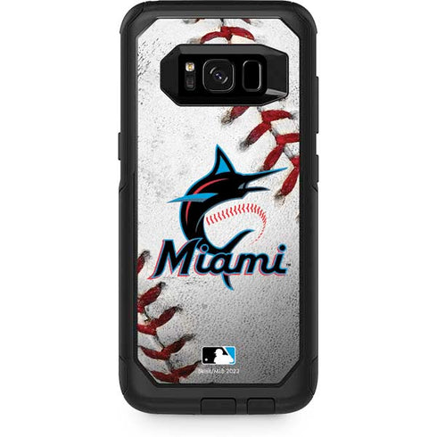 MLB Miami Marlins Game Ball Otterbox Commuter Galaxy Skin