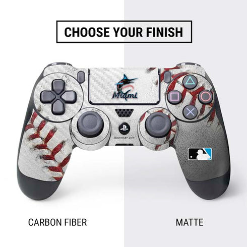 MLB Miami Marlins Game Ball PS4 Controller Skin