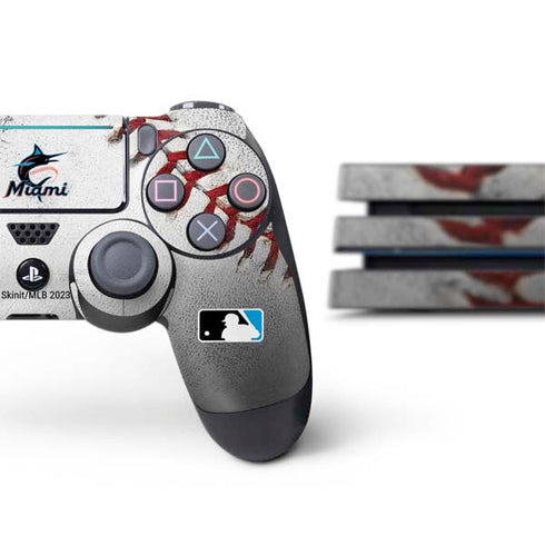 MLB Miami Marlins Game Ball PS4 Pro Bundle Skin