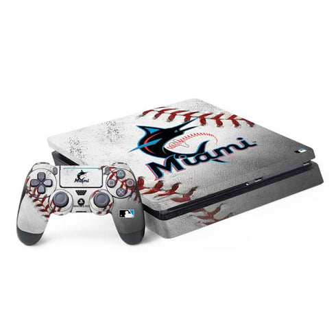 MLB Miami Marlins Game Ball PS4 Slim Bundle Skin