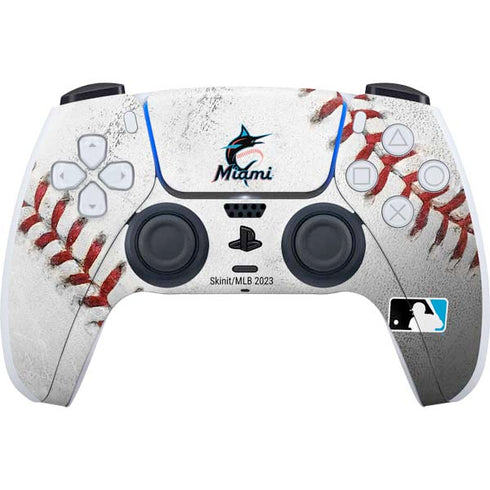 MLB Miami Marlins Game Ball PS5 Controller Skin
