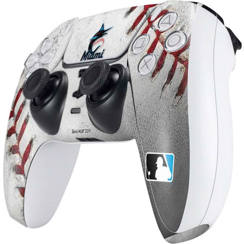 MLB Miami Marlins Game Ball PS5 Controller Skin