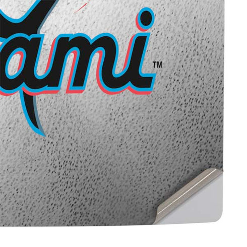 MLB Miami Marlins Game Ball PS5 Slim Disk Console Skin