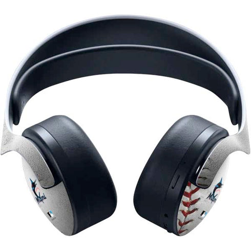 MLB Miami Marlins Game Ball PULSE 3D Wireless Headset for PS5 Skin