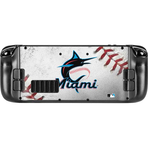MLB Miami Marlins Game Ball Steam Deck Handheld Gaming Computer Skin