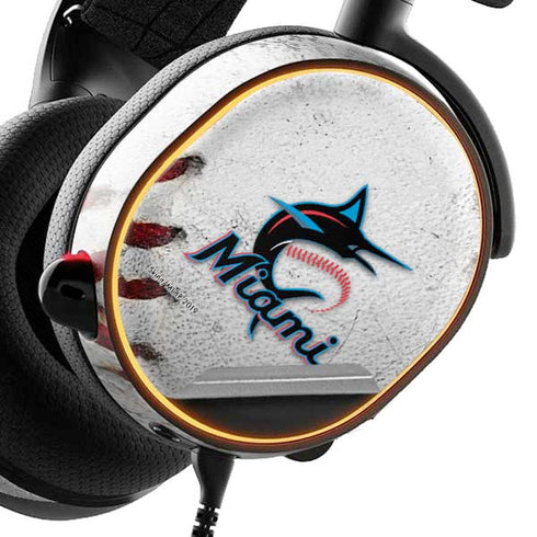 MLB Miami Marlins Game Ball SteelSeries Arctis 5 Skin