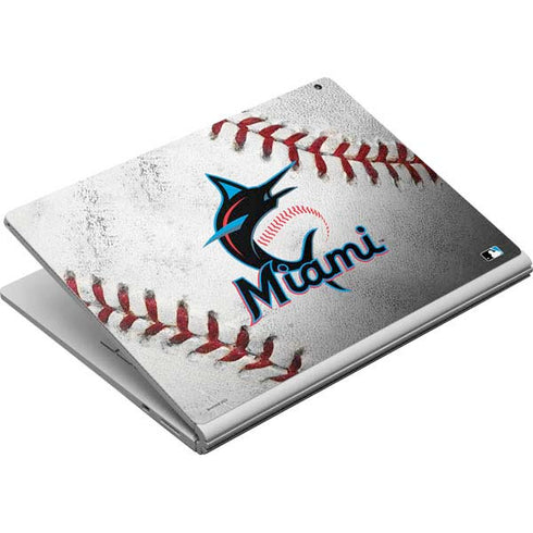 MLB Miami Marlins Game Ball Surface Book Skin