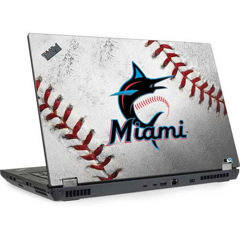 MLB Miami Marlins Game Ball Lenovo ThinkPad Skin