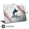 MLB Miami Marlins Game Ball Universal Laptop 12in (9.8 x 6.8in) Skin