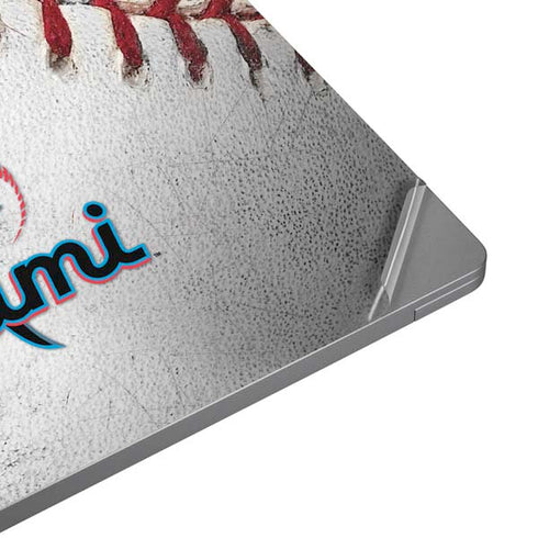 MLB Miami Marlins Game Ball Universal Laptop 15in (12.2 x 8.8in) Skin