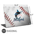 MLB Miami Marlins Game Ball Universal Laptop 16.6in (13.4 x 9.7in) Skin