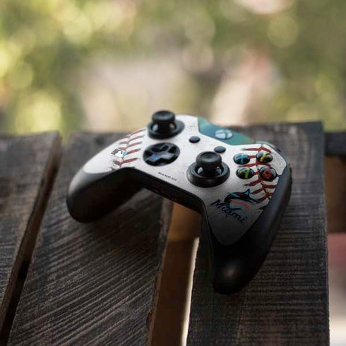 MLB Miami Marlins Game Ball Xbox One Controller Skin