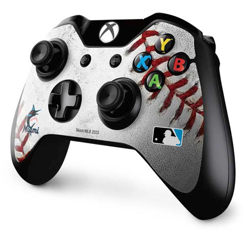 MLB Miami Marlins Game Ball Xbox One Controller Skin